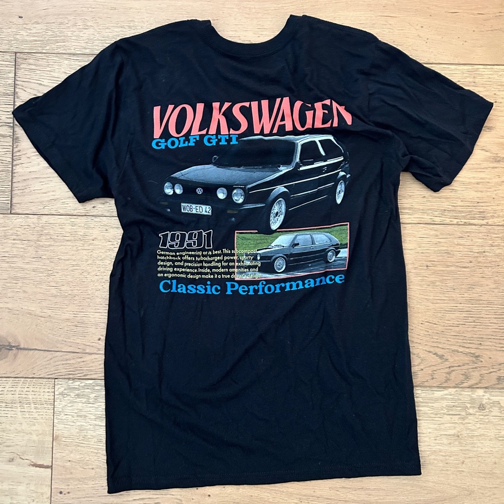 Volkswagen Golf GTI Black Shirt - Small